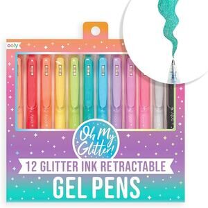 Ooly Oh My Glitter! Retractable Glitter Ink Gel Pens - So Sparkly!